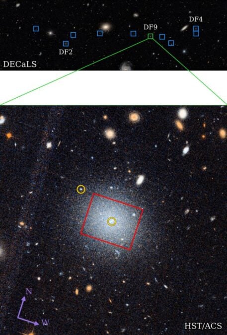 Third Galaxy Without Dark Matter Makes a Weird Cosmic Trail Harder to Ignore