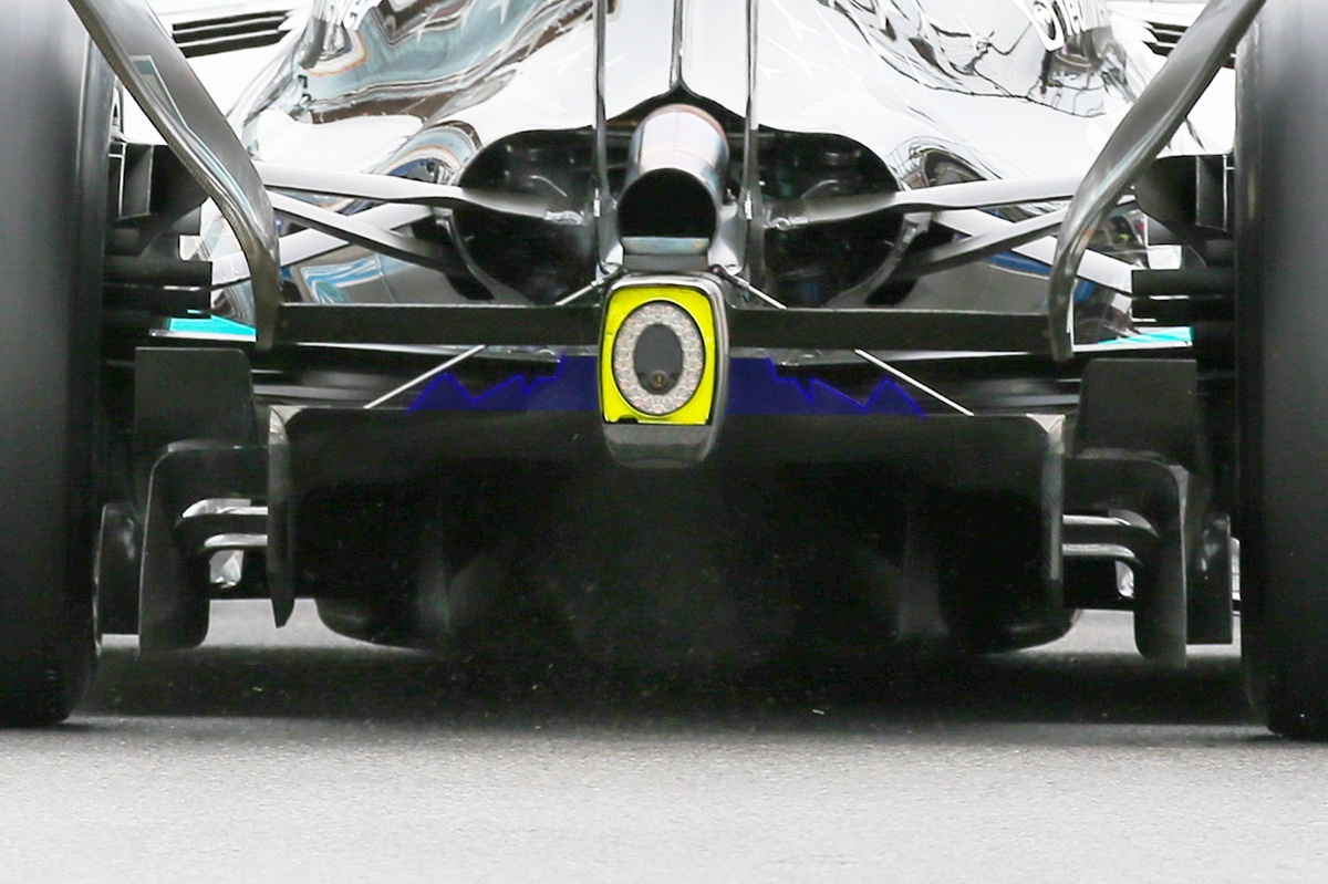The unique diffuser Mercedes brought to Canadian GP