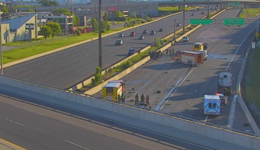 Major collision on Hwy. 401 in Etobicoke sends 2 people to hospital