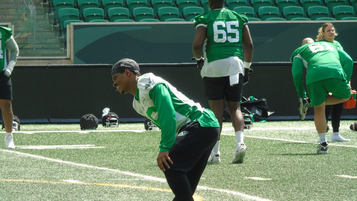 Riders defensive back Juju Hughes to make debut against Calgary Stampeders
