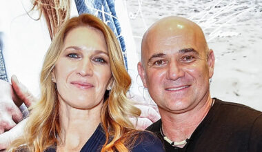 Andre Agassi plants a kiss on wife Steffi Graf in latest photo: 'My unicorn'