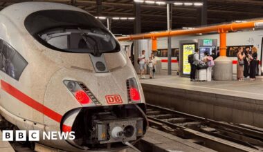 Germany rail network briefly halted nationwide due to IT malfunction - BBC