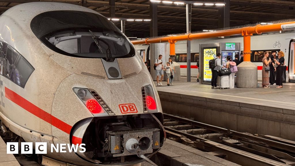Germany rail network briefly halted nationwide due to IT malfunction - BBC