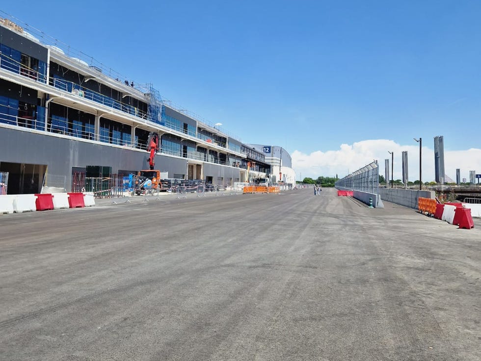 F1 track Madring under construction f1 track madring under construction