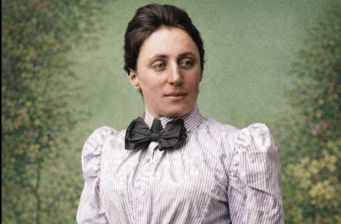 German mathematician Emmy Noether. Photo courtesy of Bryn Mawr College Libraries
