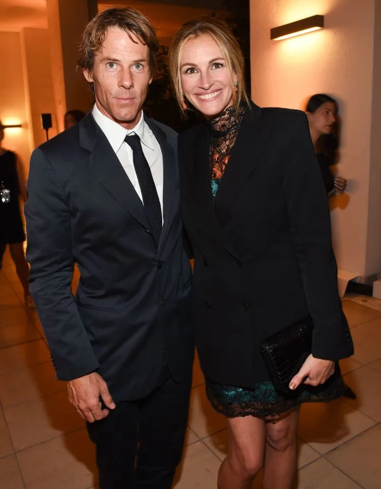 Danny Moder and Julia Roberts in 2015.Credit: Getty