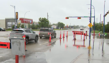 How is Edmonton’s water system managing after heavy rainfall?