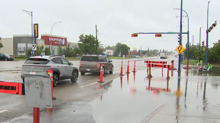 How is Edmonton’s water system managing after heavy rainfall?