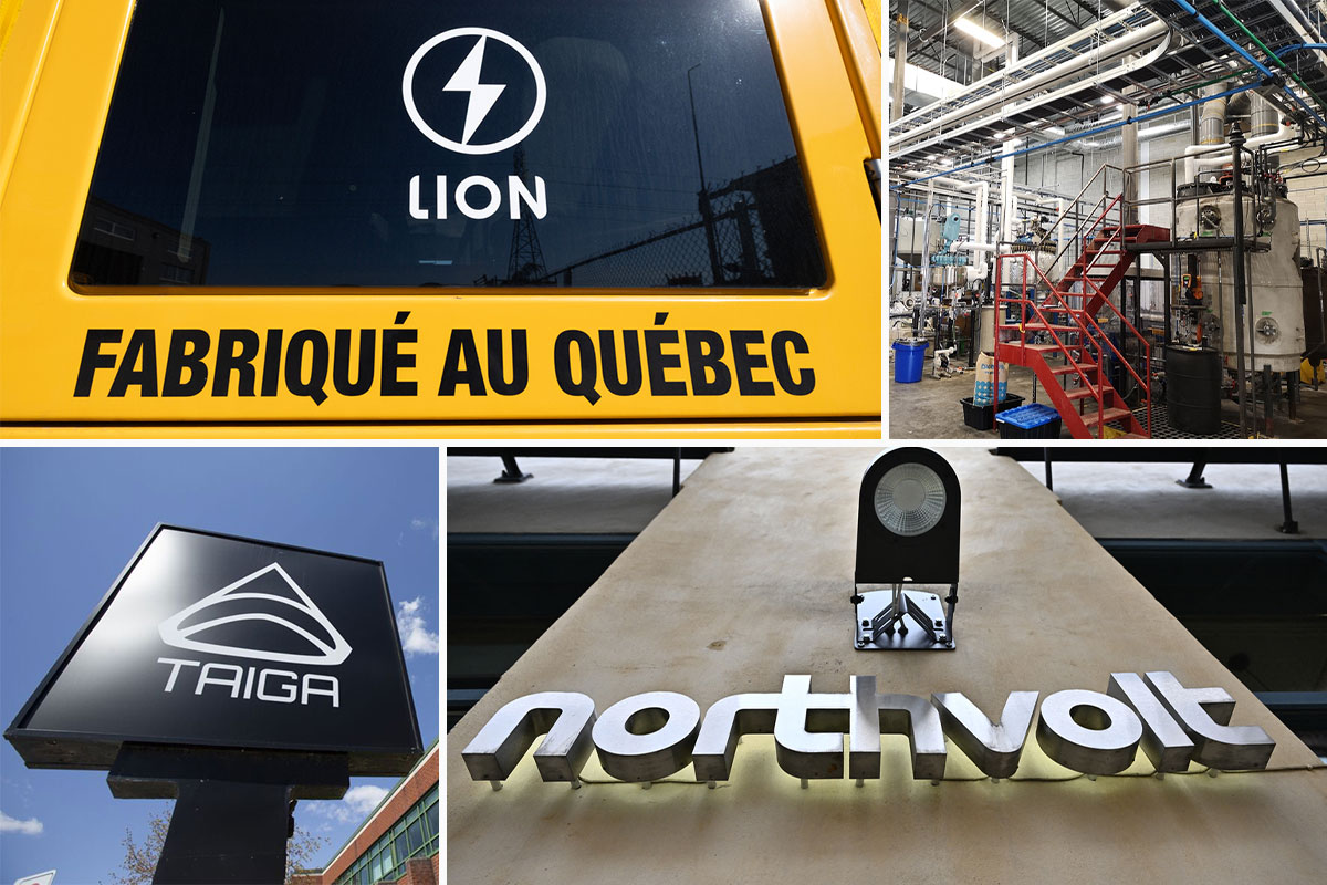 Composite photo shows three different company signs.