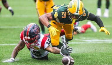 Elks outlast Alouettes 32-29 in overtime to snap Alexander's unbeaten streak