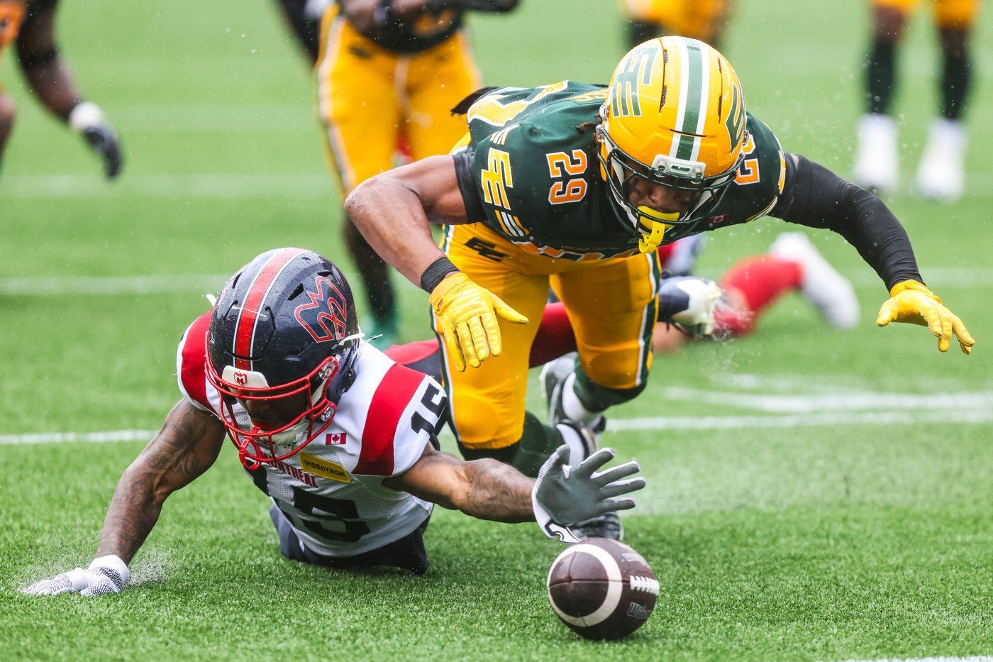 Elks outlast Alouettes 32-29 in overtime to snap Alexander's unbeaten streak