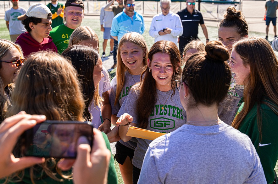 ‘A complete surprise’: Saskatoon’s Ella Sowden earns NFL flag football scholarship