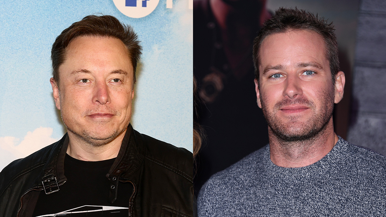 Elon Musk and Armie Hammer