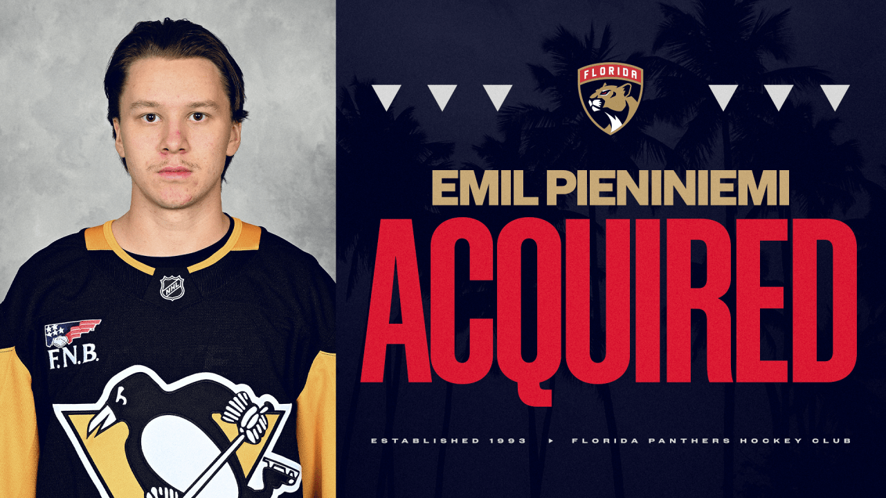 Florida Panthers Acquire Defenseman Emil Pieniniemi