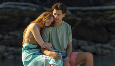 Sadie Soverall as Percy Fraser, Matt Cornett as Sam Florek in ‘Every Year After.’
