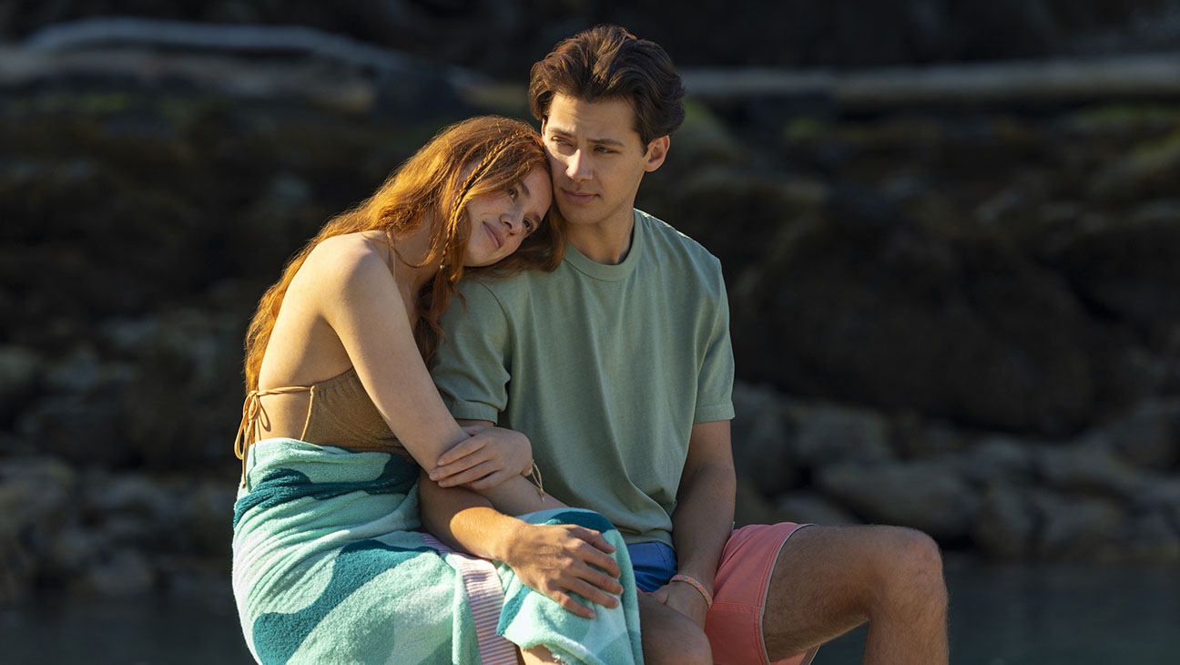 Sadie Soverall as Percy Fraser, Matt Cornett as Sam Florek in ‘Every Year After.’