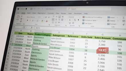 Excel sheet with a cell in focus.