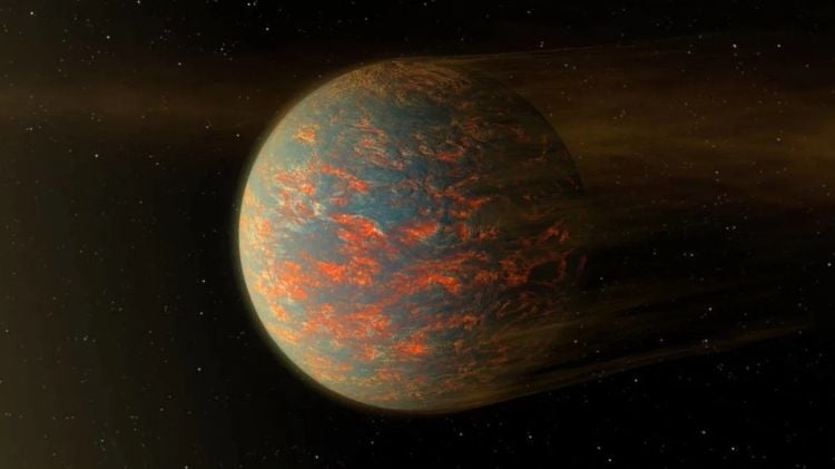 Artist's illustration of 55 Cnc e. (Credit: NASA)
