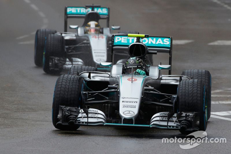 Nico Rosberg and Lewis Hamilton, Monaco GP 2016