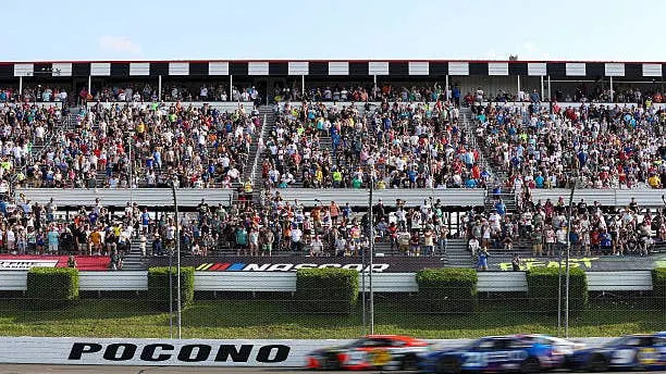 NASCAR Cup Series at Pocono Raceway, led by Chase Briscoe. (Photo by Meg Oliphant/Getty Images)(Photo by Meg Oliphant/Getty Images)