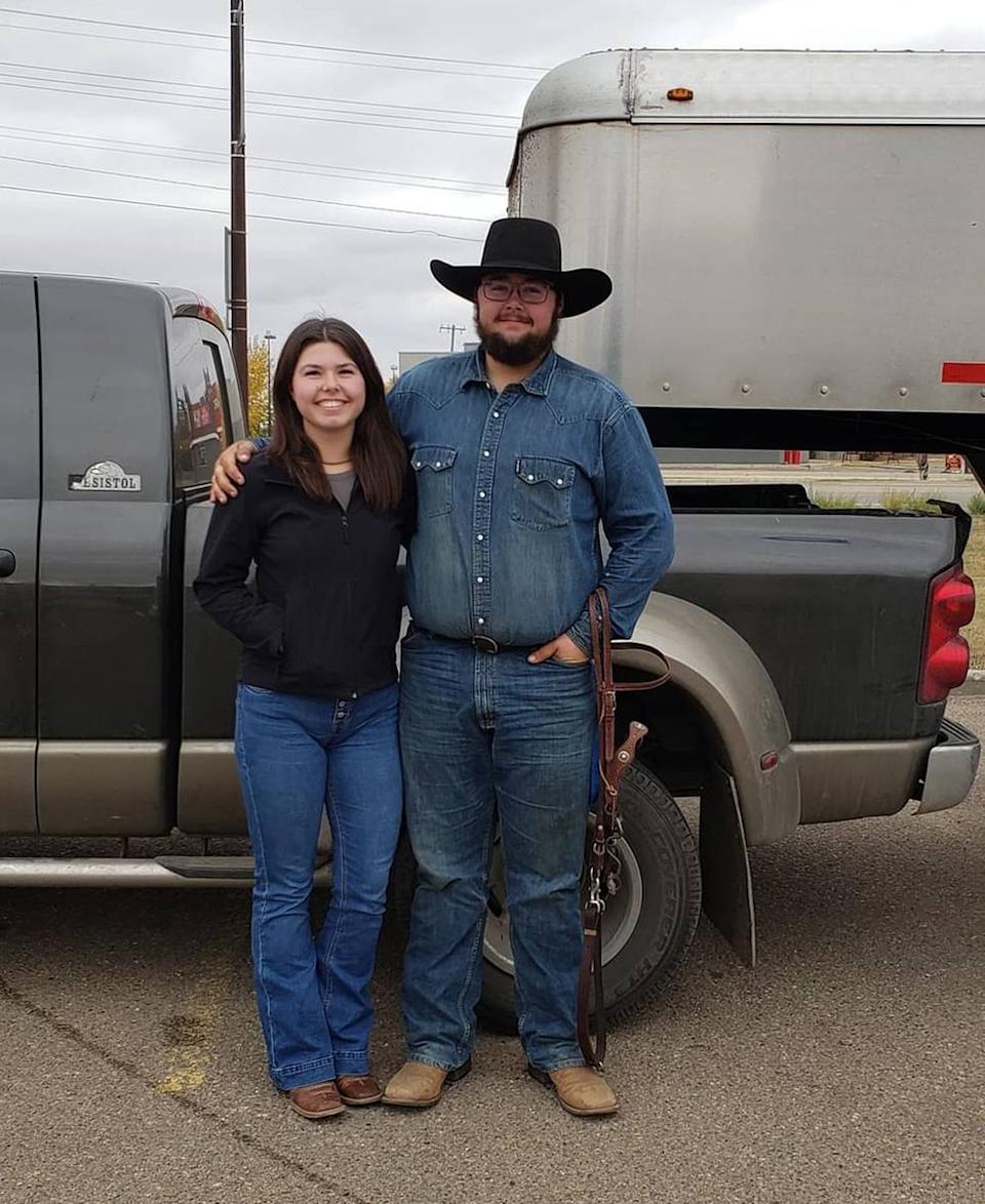 Morgan Lehmann, left, stands next to her brother Josh Lehmann in an undated handout photo. Josh died by suicide in October 2023 at the age of 20. THE CANADIAN PRESS/Handout - Morgan Lehmann (Mandatory Credit) - The Canadian Press