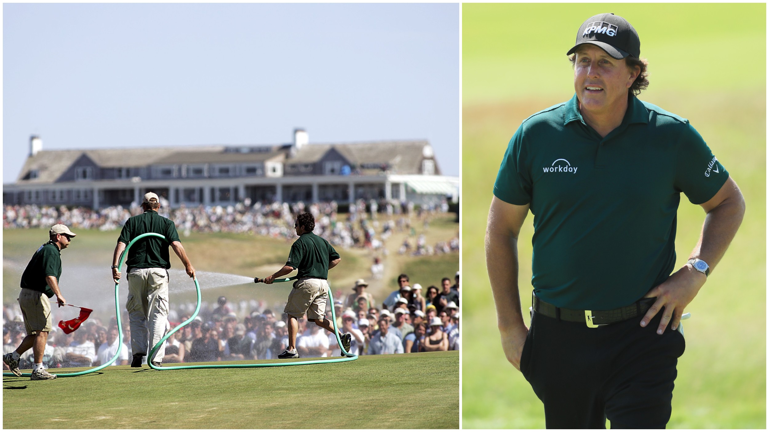 The US Open at Shinnecock Hills in both 2004 and 2018 was known for the controversy over the unplayable greens