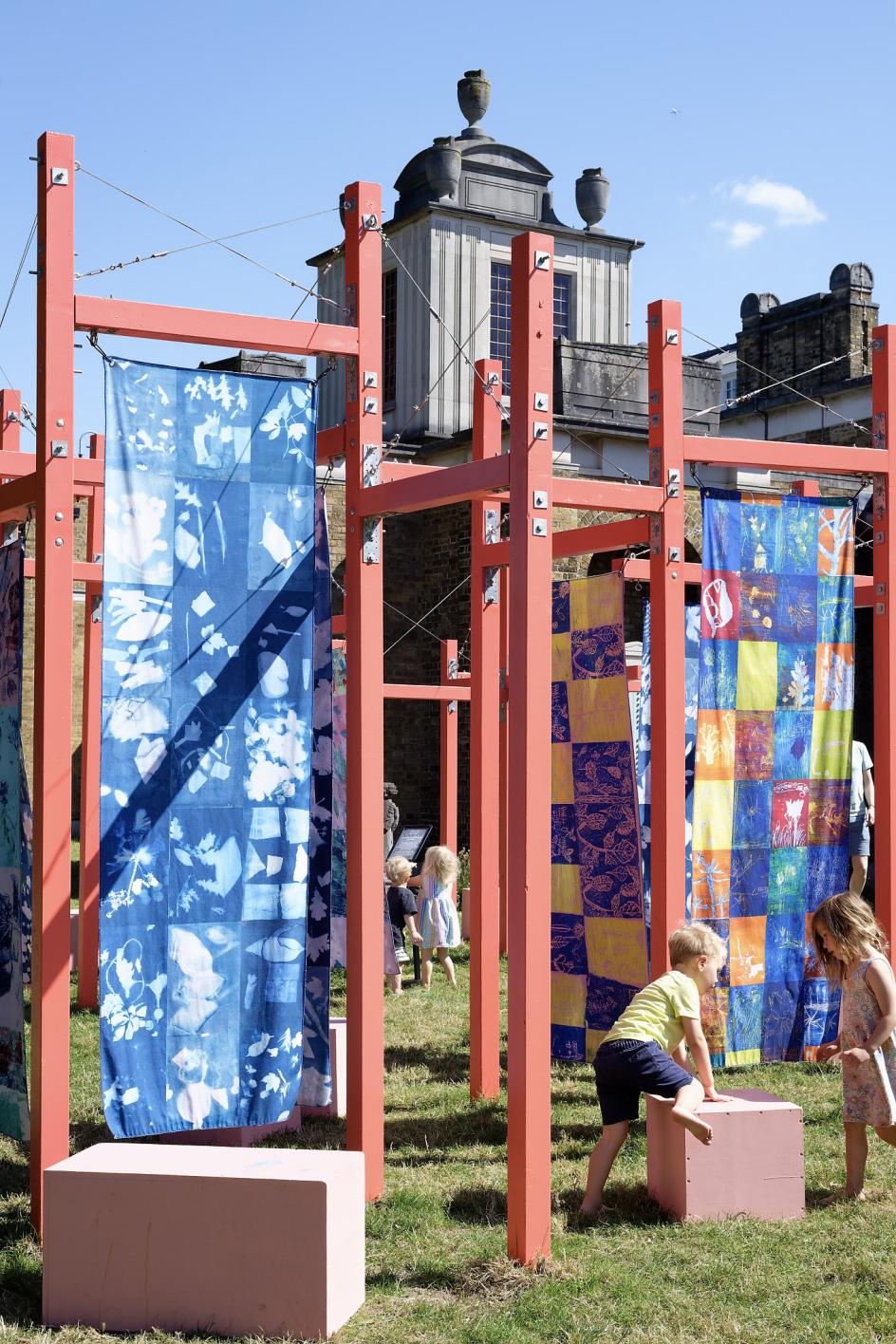 ”I can hear cruncheey leevs” installation at Dulwich Picture Gallery with Zoe Grainge
