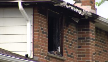 A fire broke out at a home on Royal Salisbury Way in Brampton on June 24, 2026. (CityNews)