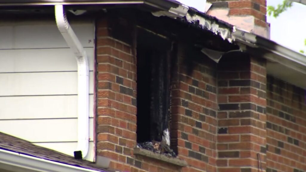A fire broke out at a home on Royal Salisbury Way in Brampton on June 24, 2026. (CityNews)