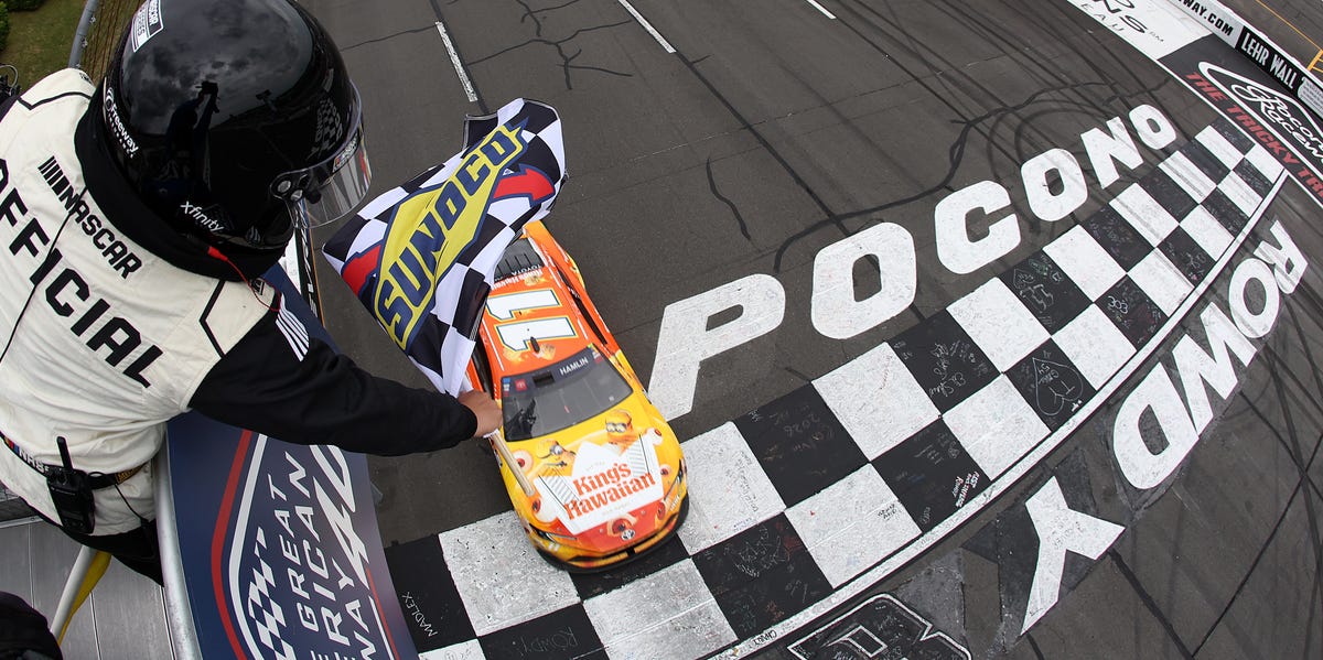 Denny Hamlin’s Hot Streak Continues at Pocono