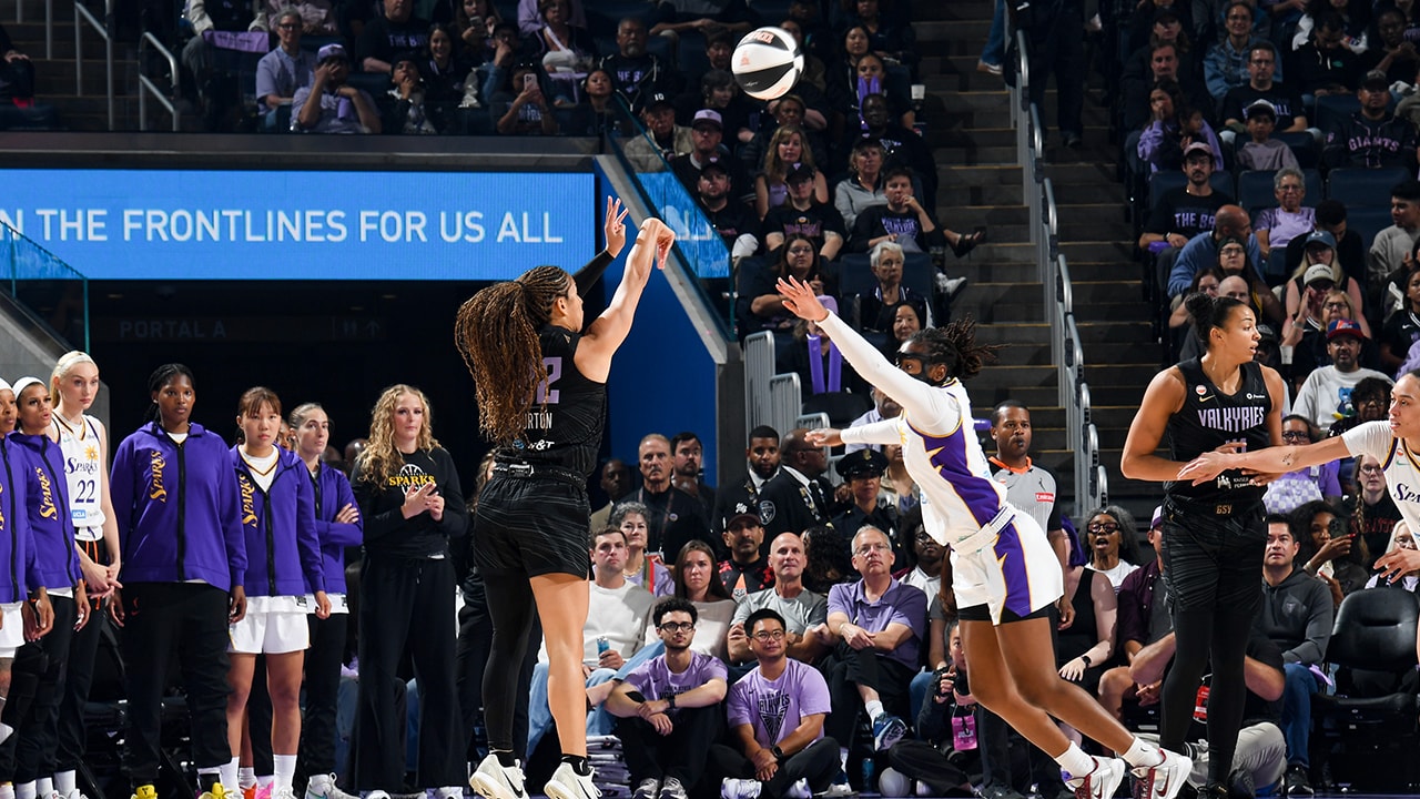 Valkyries Led by as Many as 24 Points in Wire-to-Wire Victory Over Sparks