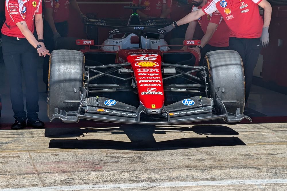 Ferrari car tech detail
