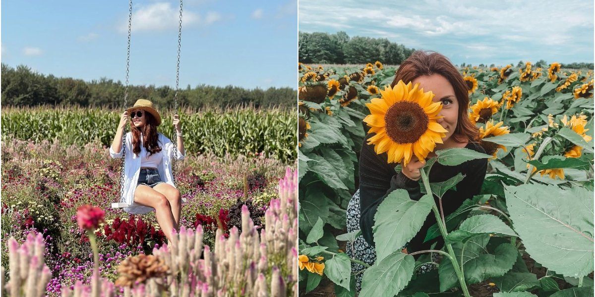 A flower farm near Montreal lets you pick bouquets in fields straight out of a fairytale