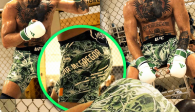 McGregor Unveils Custom 'Money' Shorts