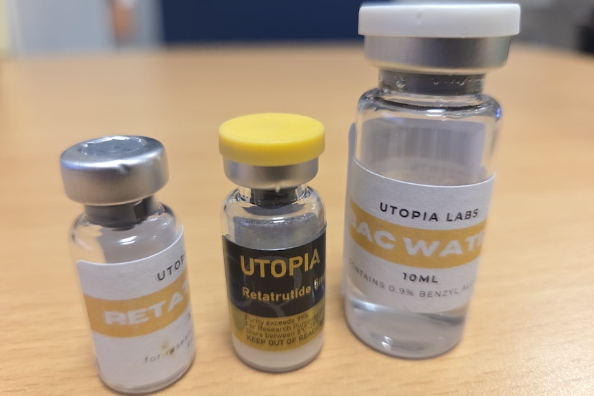 Vials of an off market medicine