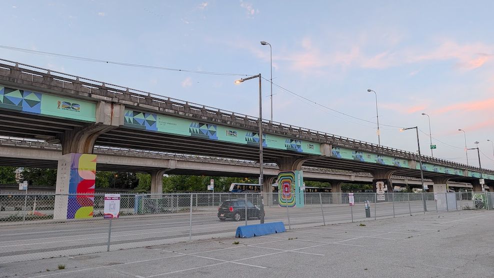 fifa world cup georgia viaduct decorations may 19 2026