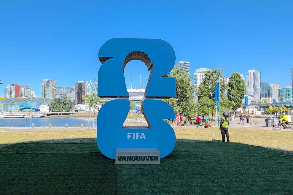 fifa world cup 2026 sculpture vancouver creekside park