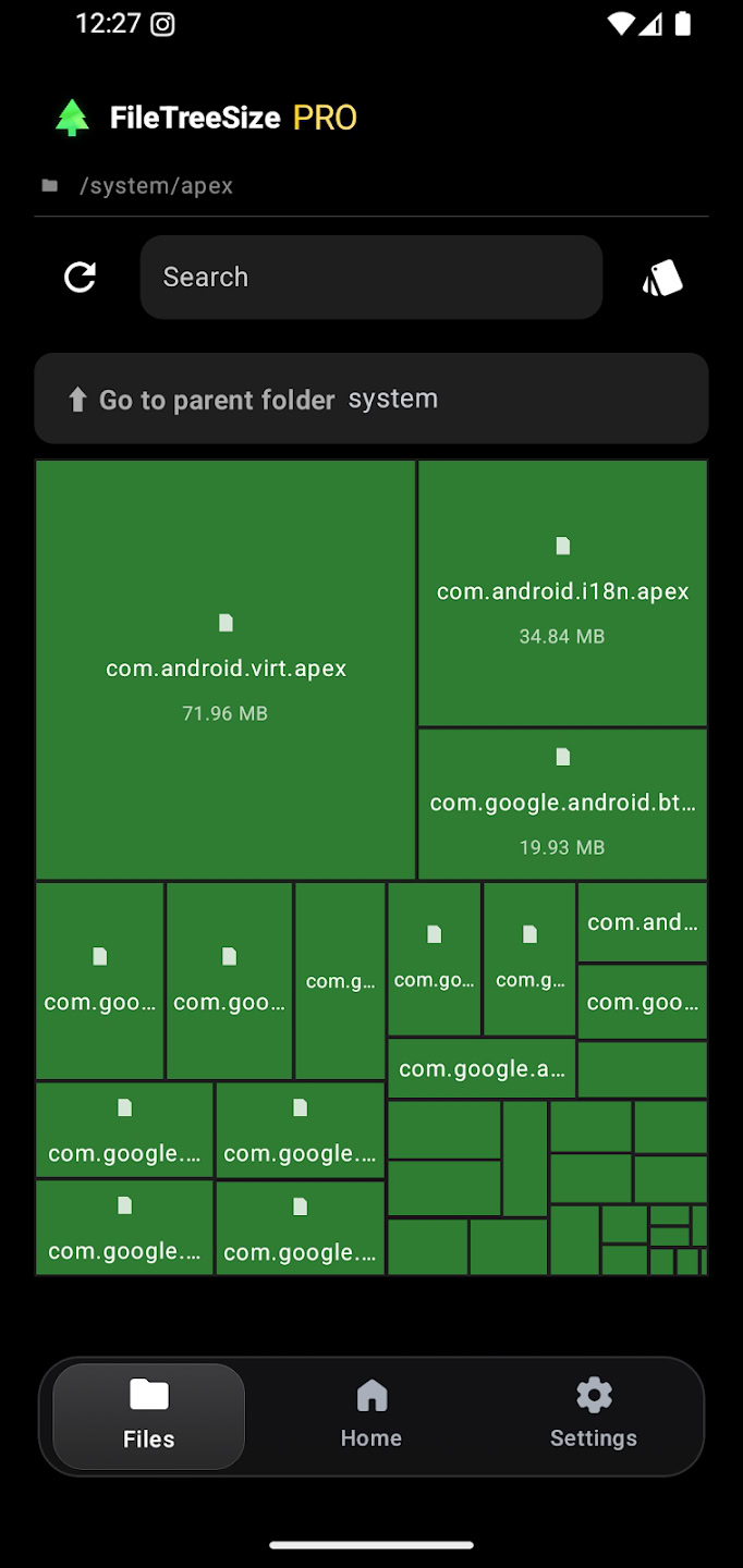 filetreesize android app 2
