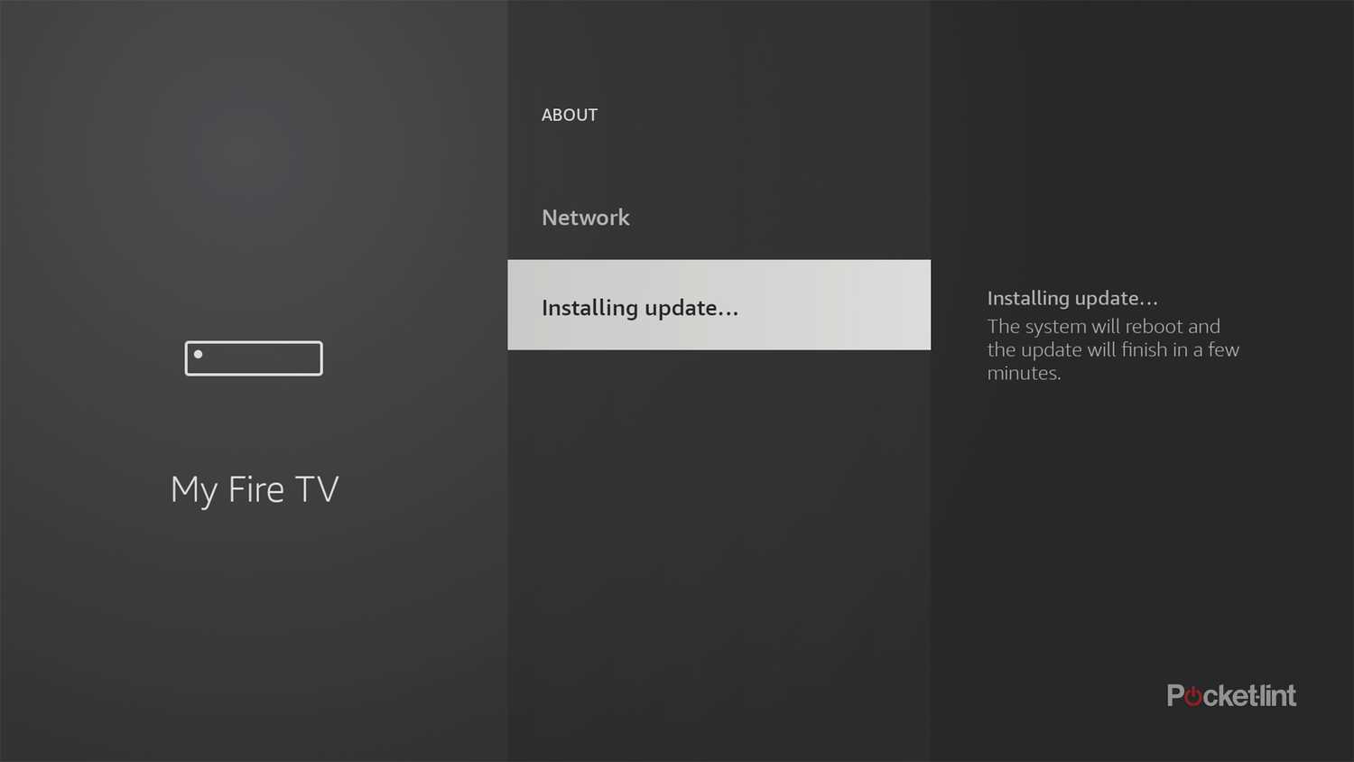 Update installing on Fire TV Stick 4K Max.