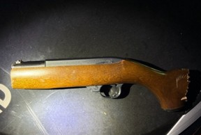 Seized firearm. TORONTO POLICE HANDOUT