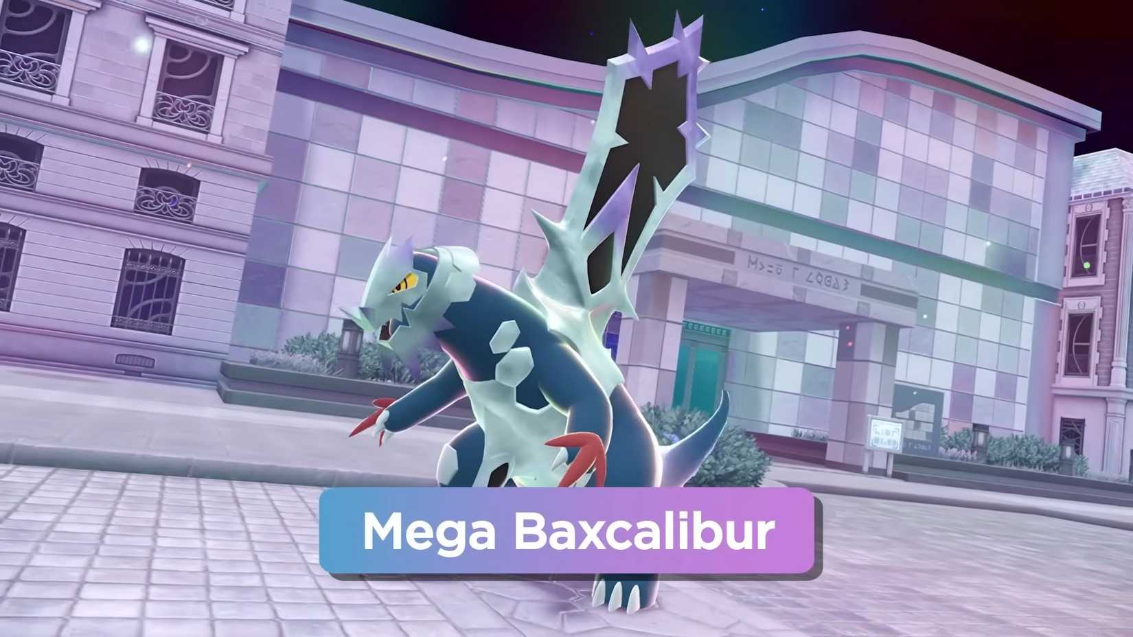 Mega Baxcalibur, as seen in Pokémon Legends: Z-A
