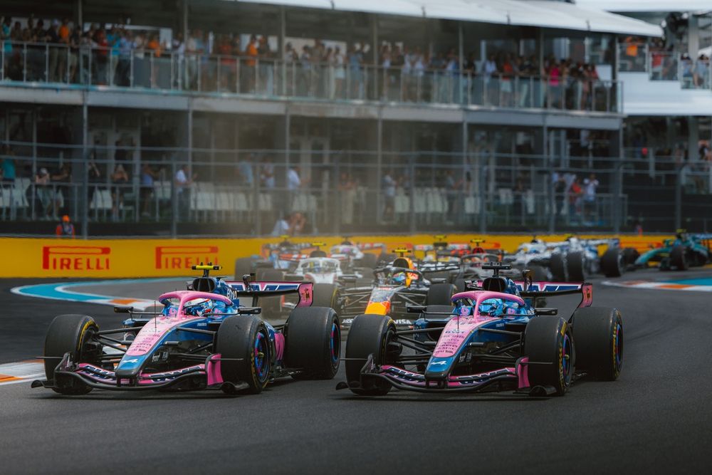 Colapinto looked to have the edge over his team-mate in Miami, although luck wasn’t with Gasly