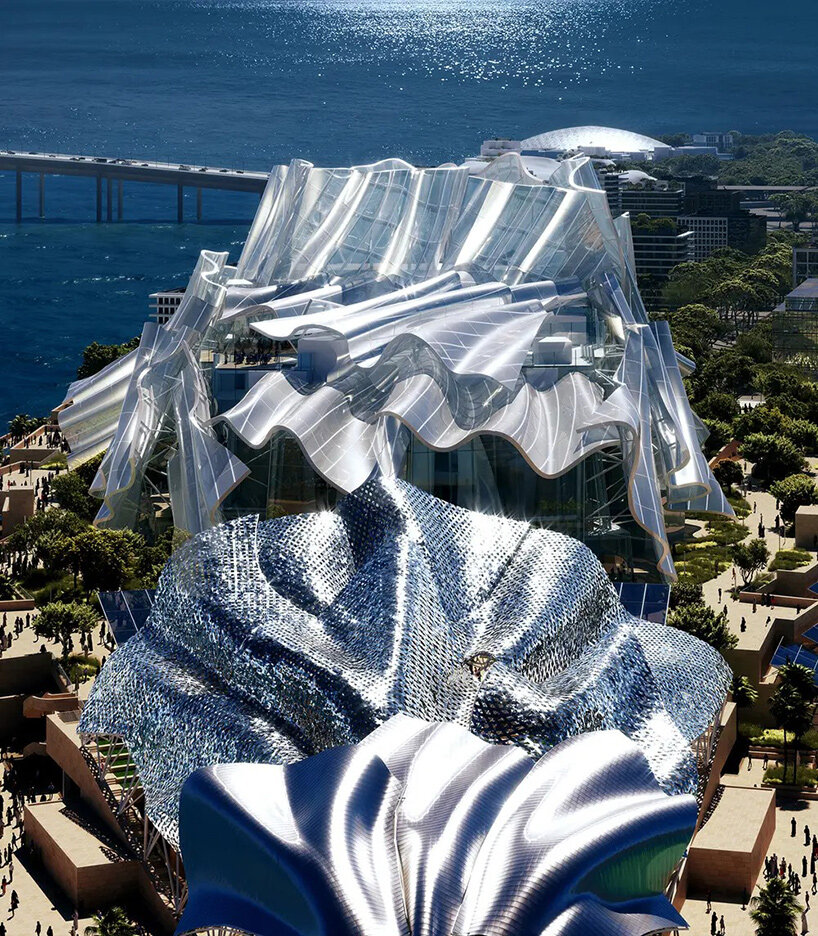 gehry partners' billowing performing arts center to neighbor guggenheim abu dhabi - 1