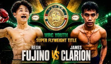 James Clarion Challenges Reon Fujino for the WBC Youth Title