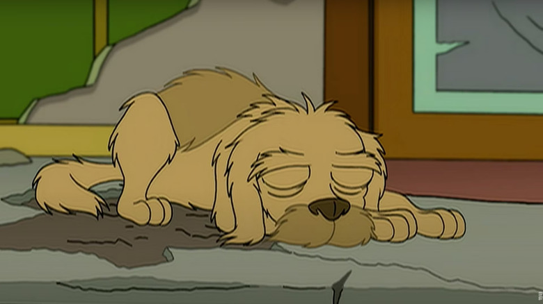 Seymour rests in Futurama