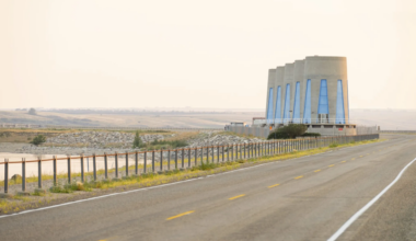 The Gardiner Dam in Saskatchewan.