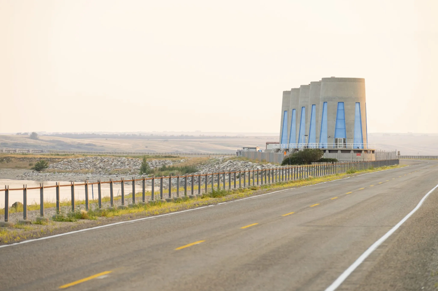 The Gardiner Dam in Saskatchewan.