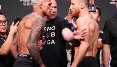 Rematch! Charles Oliveira calls for UFC, BMF title unification fight against Justin Gaethje -- ‘Waiting for my phone to ring’