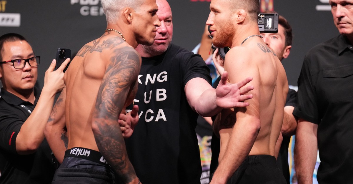 Rematch! Charles Oliveira calls for UFC, BMF title unification fight against Justin Gaethje -- ‘Waiting for my phone to ring’