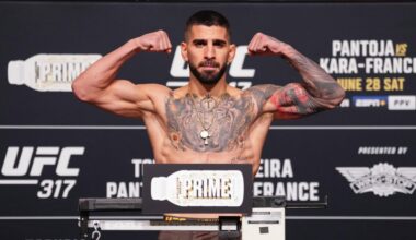 UFC White House weigh-in video: Topuria vs. Gaethje